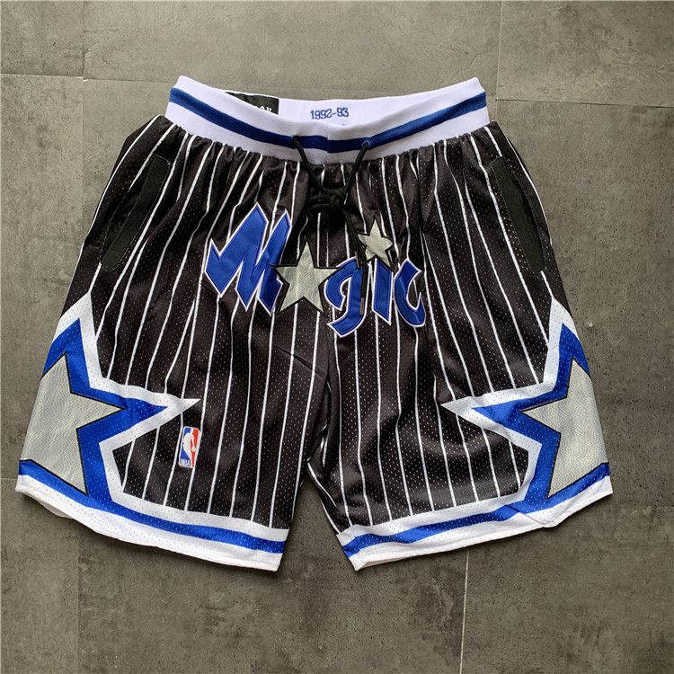 Men NBA 2021 Orlando Magic Black Shorts->orlando magic->NBA Jersey